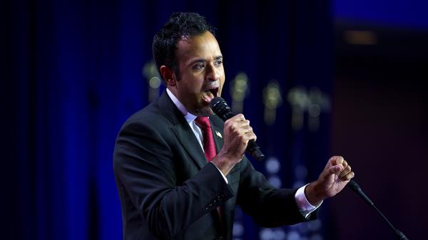 Republican presidential candidate Vivek Ramaswamy