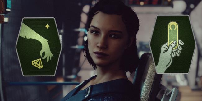 Starfield Andreja With Perk Icons Beside Her