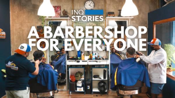 观看：一对酷儿夫妇如何让理发店成为每个人的“安全空间”｜ INQStories