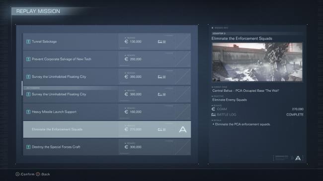 Eliminate the Enforcement Squads Armored Core 6