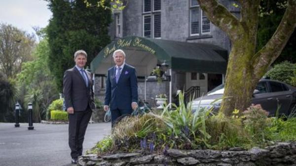 The Brennan brothers outside the Park Hotel Picture: Dominick Walsh