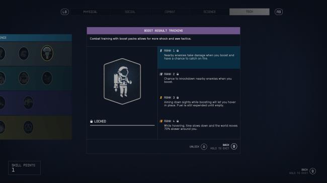 Boost assault training ranks Starfield