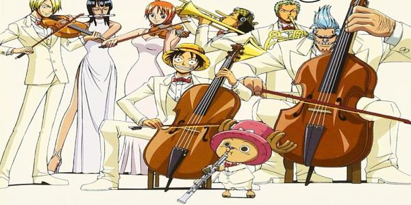 The Straw Hats playing music