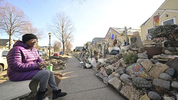 Woman’s decades-old mosaic of garden rocks and decorative artwork may have to go