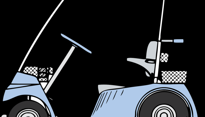 佛罗里达州警方称，几名男子偷了警长办公室的高尔夫球车，但不知道车上装有GPS追踪器