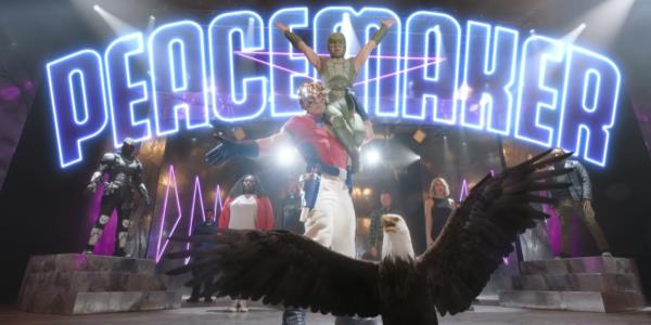 The opening credits dance video in Peacemaker