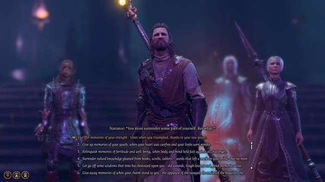 Gale Is Given A Choice Of Stat Loss From The Mirror of Loss