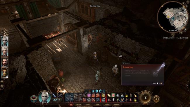 Rusted Key Location In Necromancer's Lab Shelf Near Exit