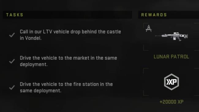 A screen shot of Quid Pro Quo Objectives and Rewards in COD Warzone 2 DMZ 