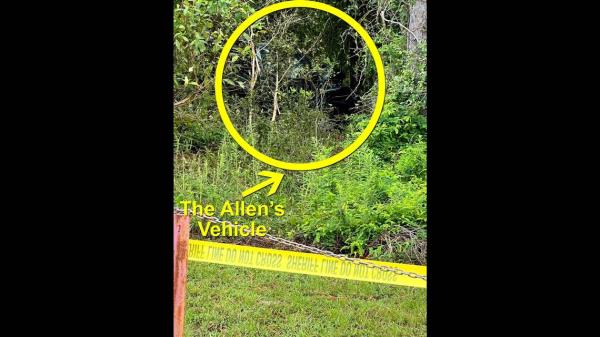 佛罗里达警方称，一辆被灌木丛笼罩的小货车隐藏了失踪几天的夫妇的遗体