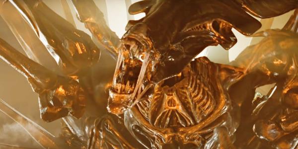 The Alien Queen screaming in Aliens