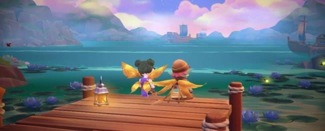 a farmer on the pier with galan on a date fae farm