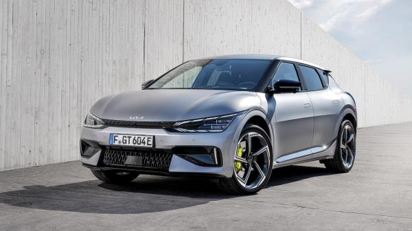 起亚EV6 GT交换范围的速度，可悲的