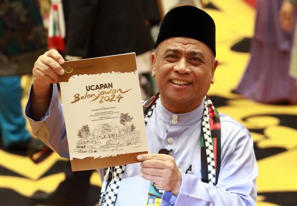 霹雳州2024年的预算为13.5亿令吉，是有史以来最高的