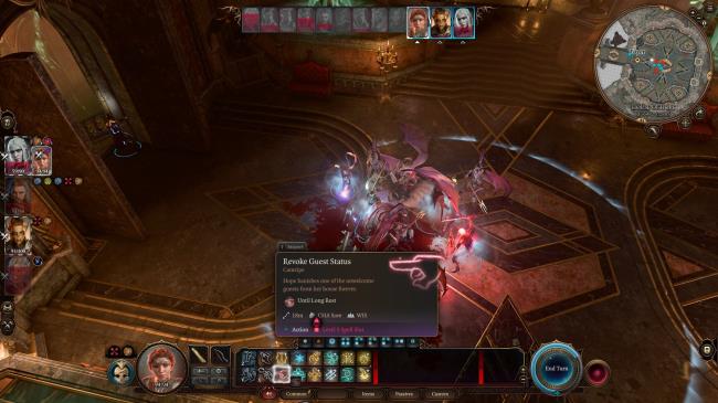 Hope Uses Revoke Guest Status On A Cambion In Raphael Fight In Baldur's Gate 3