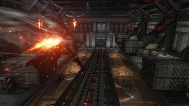 Player in the arena of G5 Iguazu fight Armored Core 6