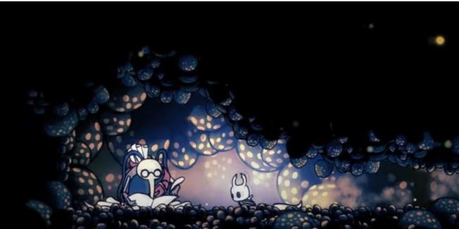 The Knight approaches Cornifer in the Forgotten Crossroads.