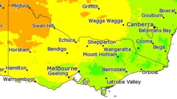 Bureau of Meterology rain outlook for December. Photo: Bureau of Meteorology.