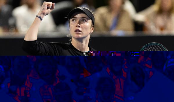 网球：轰动的埃利娜·斯维托利娜击败玛丽·布兹科娃，顺利进入ASB精英赛半决赛