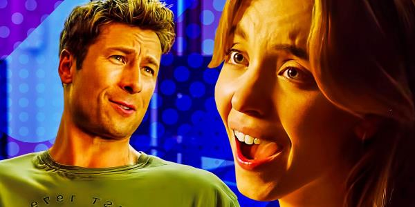 Glen Powell as Ben and Sydney Sweeney as Bea in Anyone But You